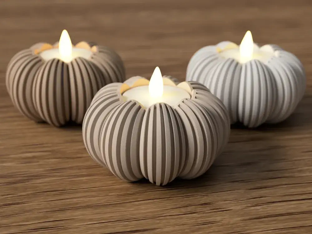 Porte Bougie Citrouille