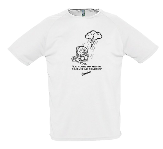 T-Shirt sport "Quel orage ? "