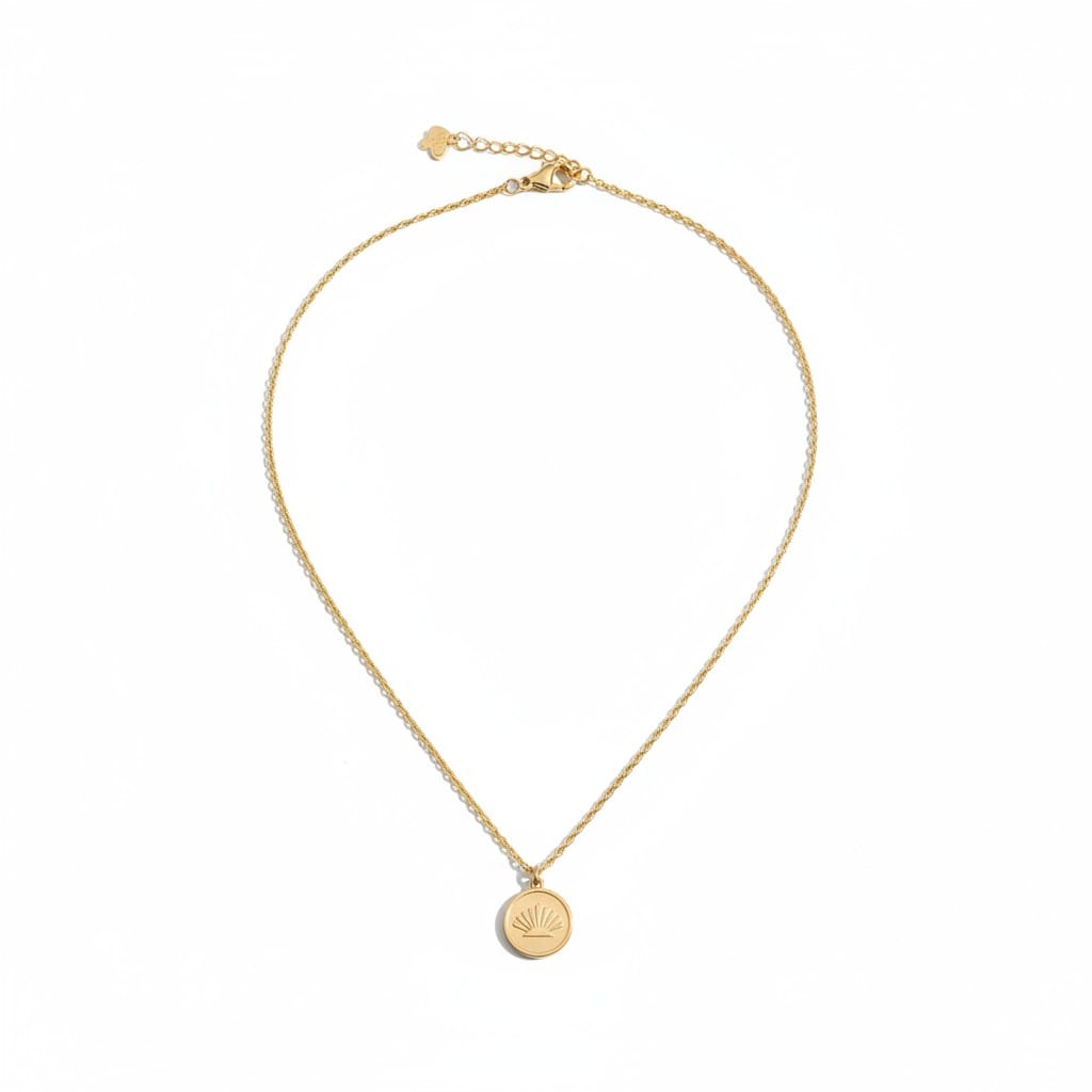 Pendentif Coquille Dorée