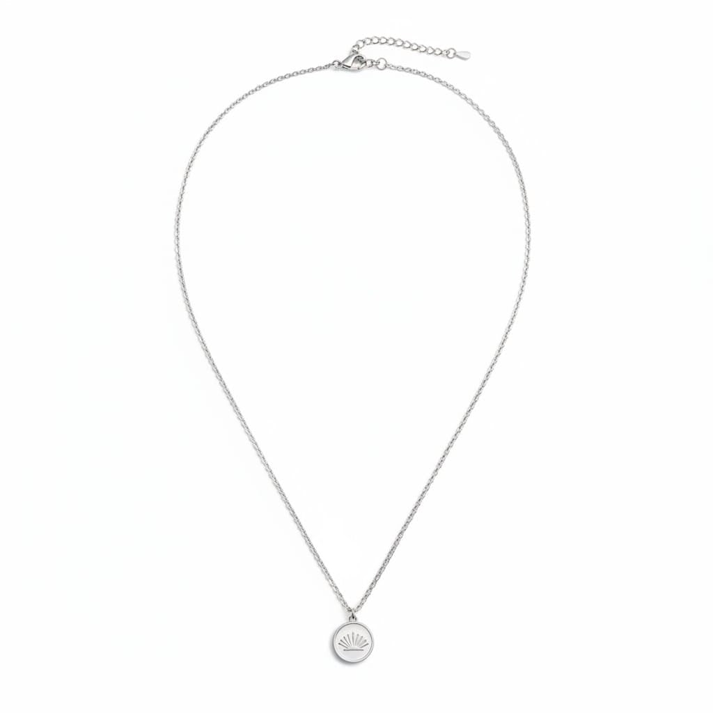 Pendentif Coquille Argentée