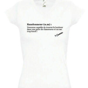 T-shirt déf rando coupe femme