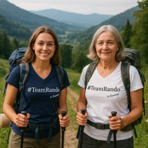 T-shirt #teamrando coupe femme